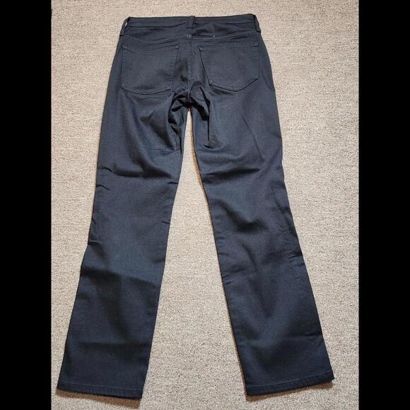 J Crew 9" Mid Rise Vintage Slim Straight Jeans in Charcoal Black Gray Wash Sz 25 - Picture 2 of 12